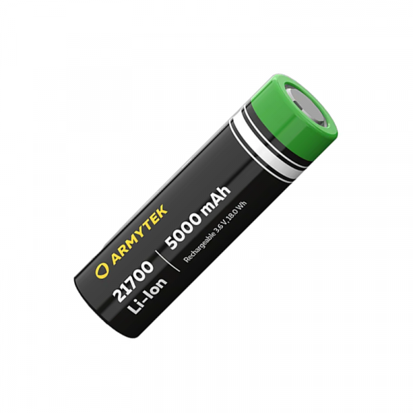 Аккумулятор Armytek 21700 Li-Ion 5000 мАч (незащищенный)