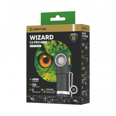 Фонарь Armytek Wizard C2 Pro Max Magnet USB