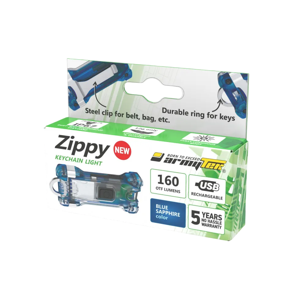 Наключный фонарь Armytek Zippy (Blue Sapphire)