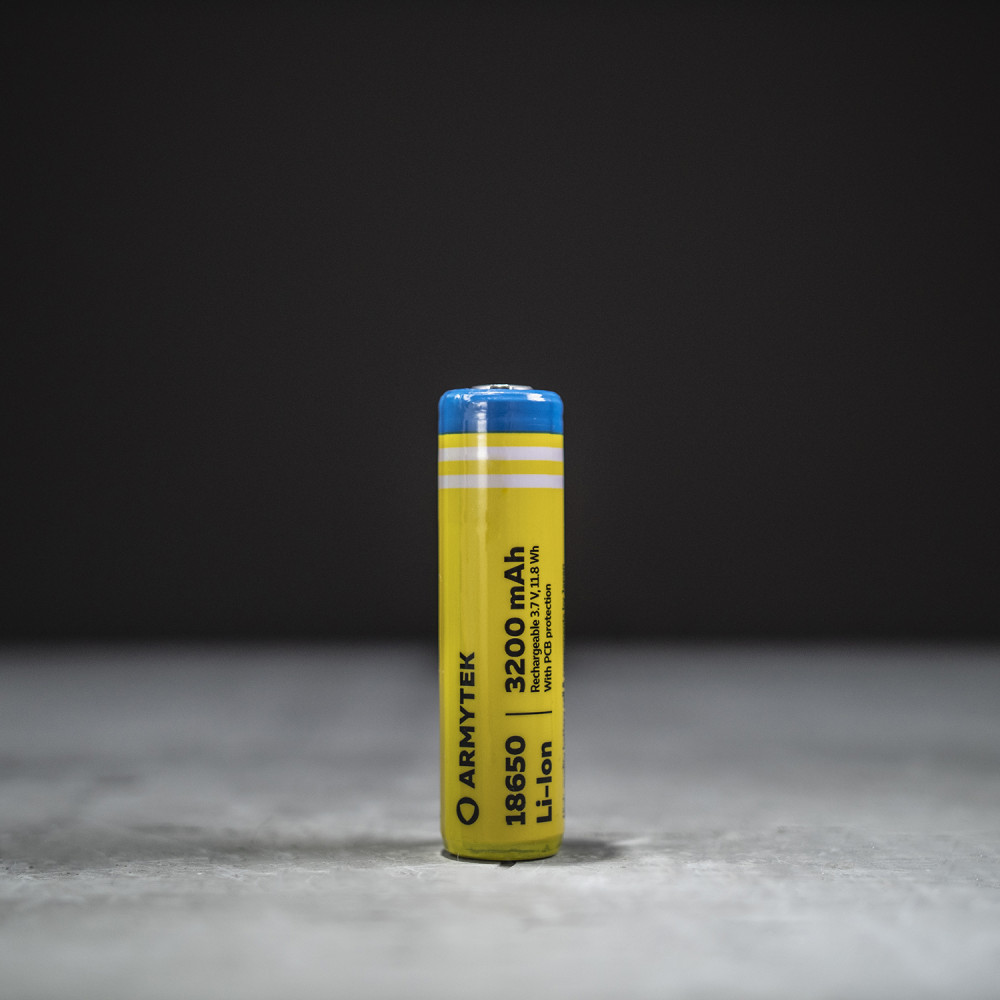 Аккумулятор Armytek 18650 Li-Ion with PCB 3200 mAh (защищенный)