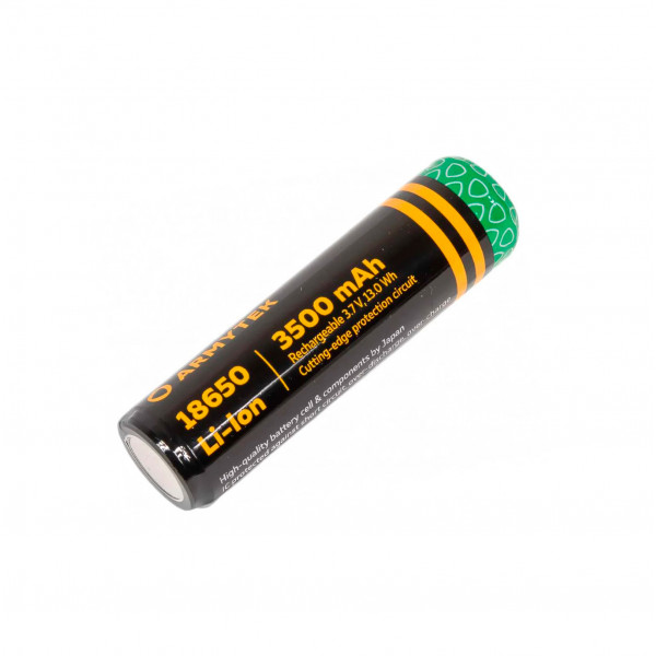 Аккумулятор Armytek 18650 Li-Ion with PCB 3500 mAh (защищенный)