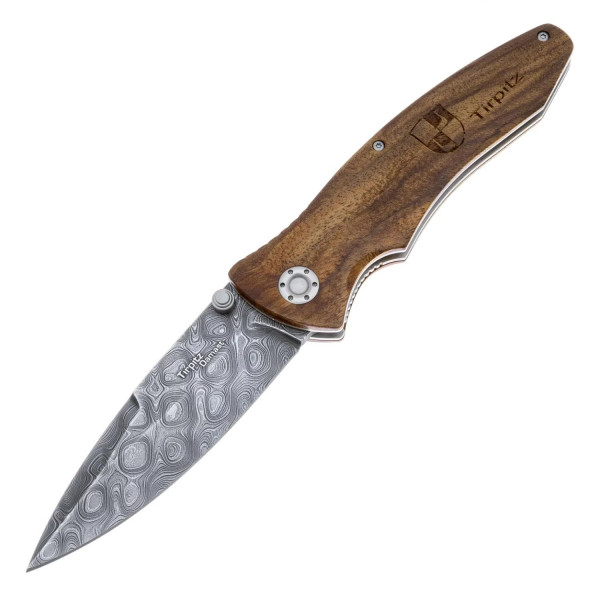Boker Tirpitz-Damascus Wood - нож складной 110192DAM