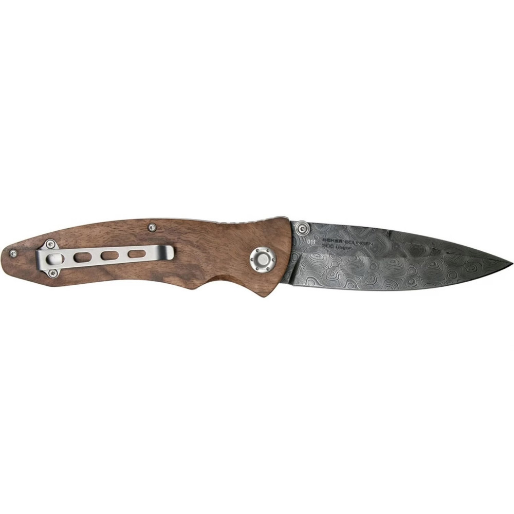 Boker Tirpitz-Damascus Wood - нож складной 110192DAM