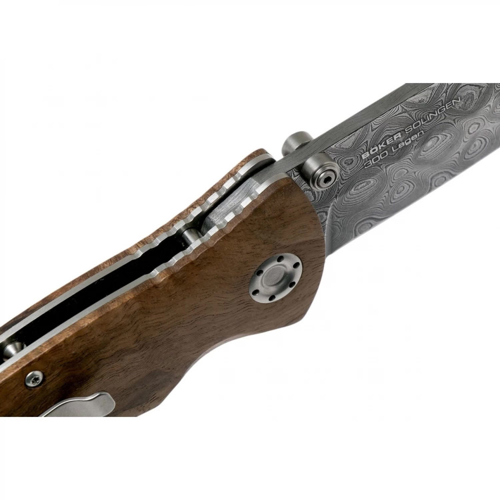 Boker Tirpitz-Damascus Wood - нож складной 110192DAM
