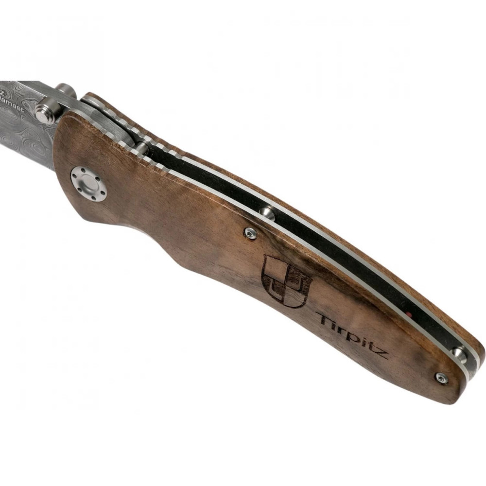 Boker Tirpitz-Damascus Wood - нож складной 110192DAM