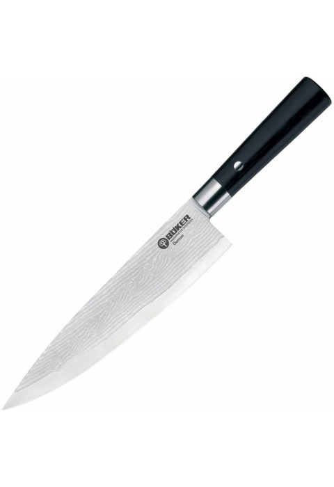 Нож кухонный Boker 130421DAM Damast Black Chef Knife