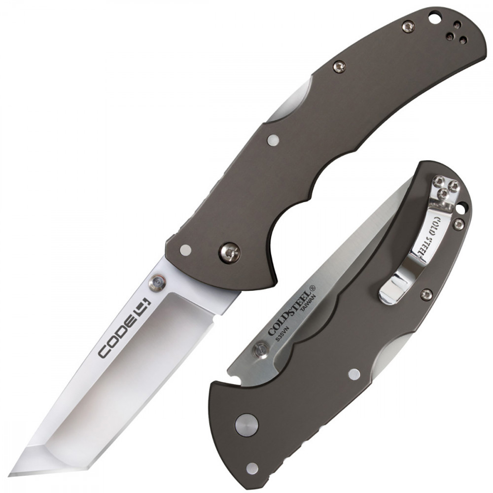 Нож COLD STEEL CODE-4 TANTO PLAIN 58PT CS_58PT