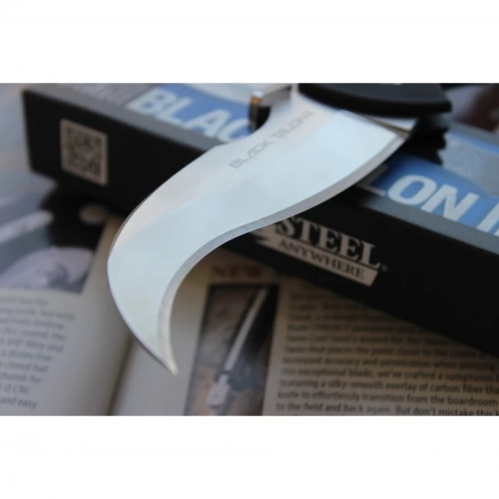 Нож COLS STEEL BLACK TALON II PLAIN EDGE CS_22B