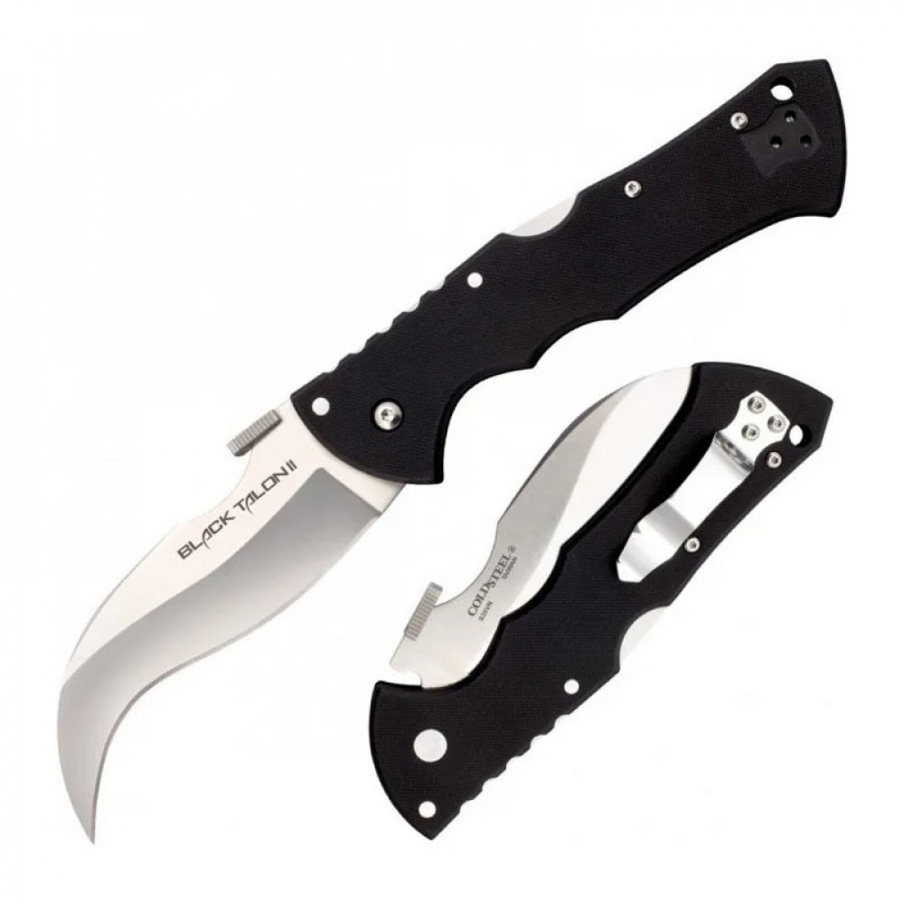 Нож COLS STEEL BLACK TALON II PLAIN EDGE CS_22B