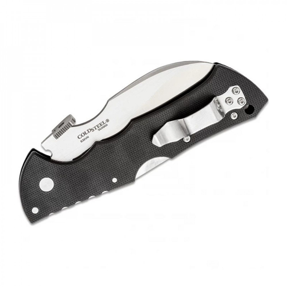 Нож COLS STEEL BLACK TALON II PLAIN EDGE CS_22B