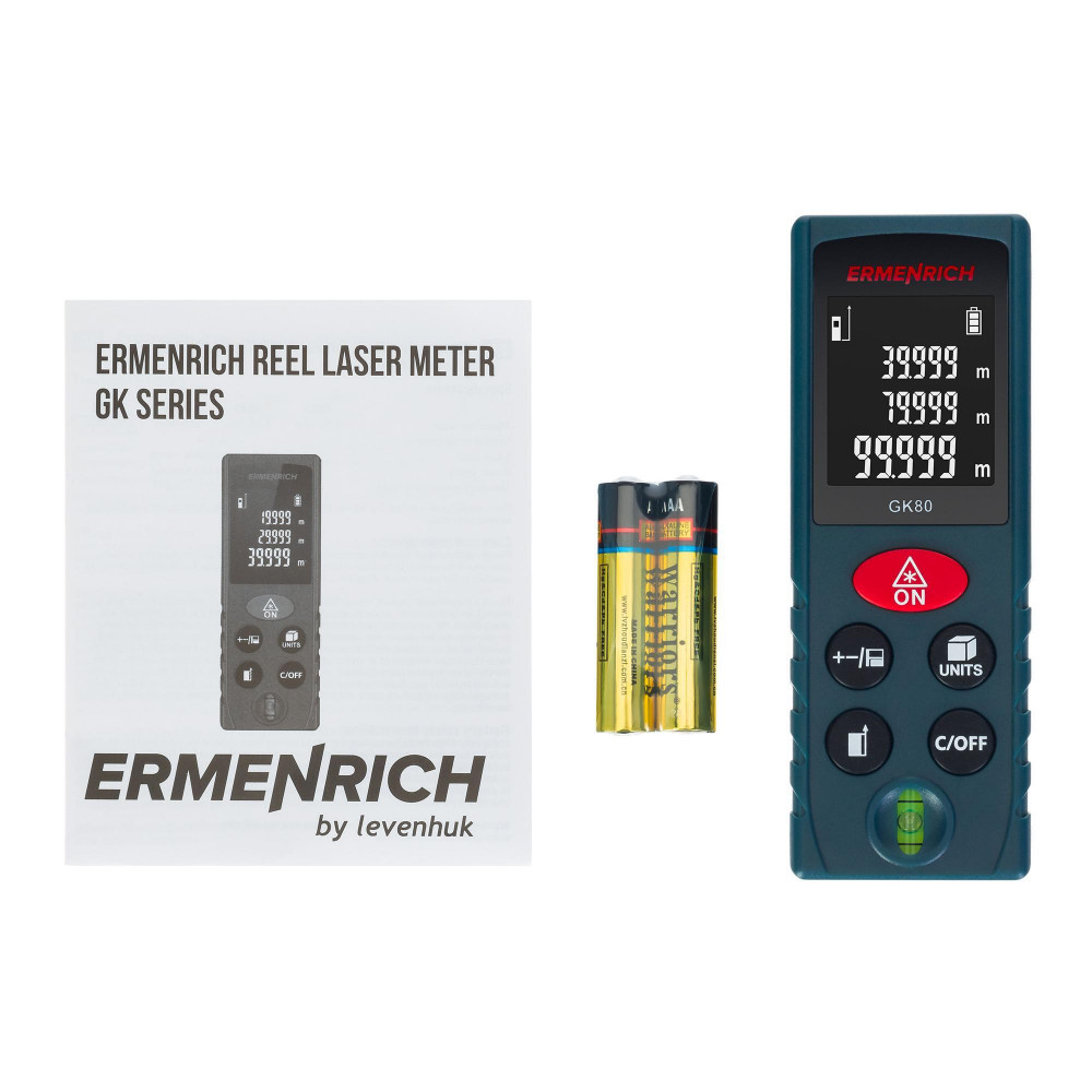 Лазерная рулетка Ermenrich Reel PLUS GK80