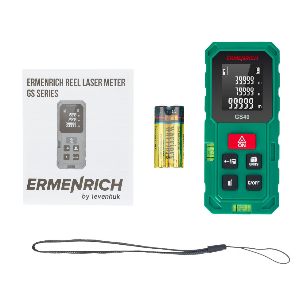 Лазерная рулетка Ermenrich Reel PLUS GS40