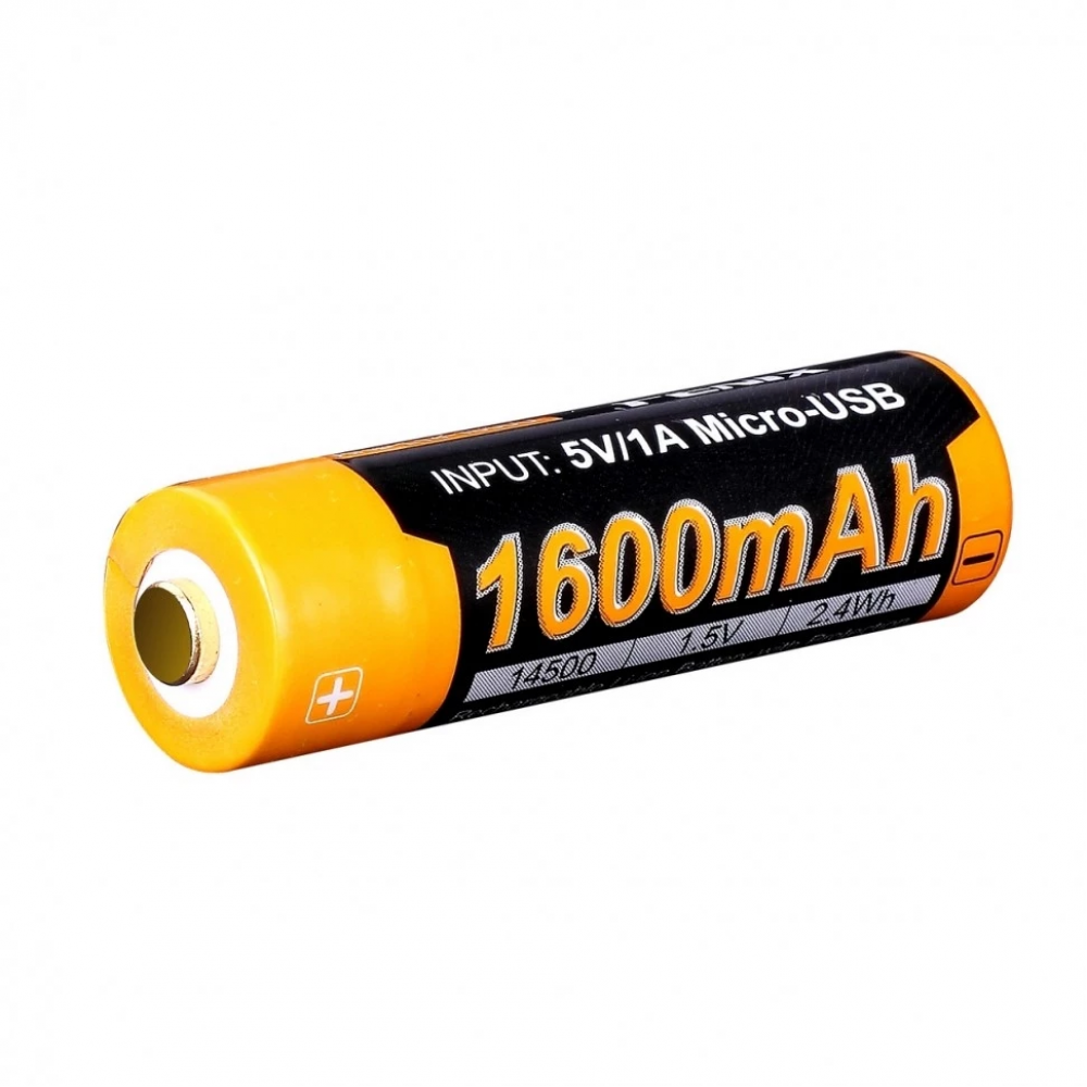 Аккумулятор 14500 Fenix 1600U mAh с разъемом для USB, ARB-L14-1600U