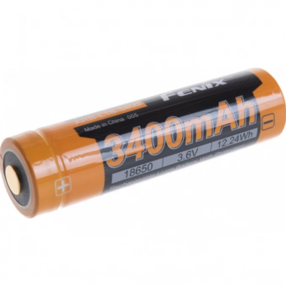 Аккумулятор 18650 Fenix ARB-L18 (3400mAh), ARB-L18-3400