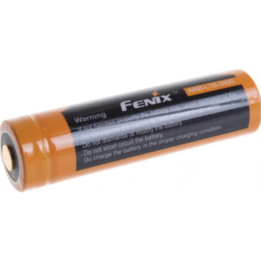 Аккумулятор 18650 Fenix ARB-L18 (3400mAh), ARB-L18-3400