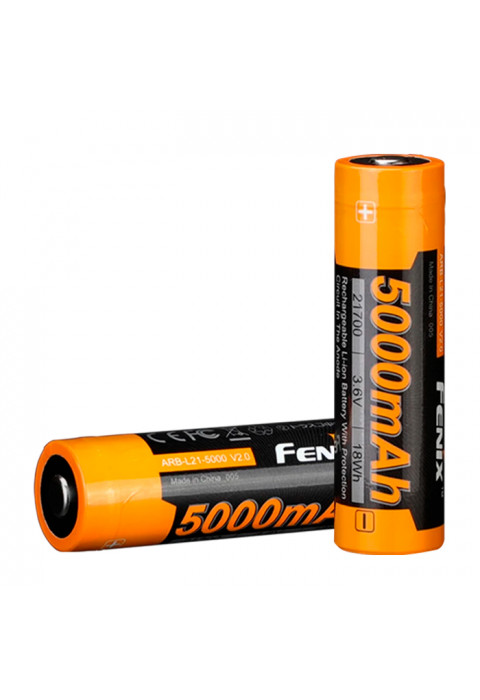 Аккумулятор Fenix ARB-L21-5000 v2.0 21700 LI-Ion 5000 mAh, ARB-L21-5000V20