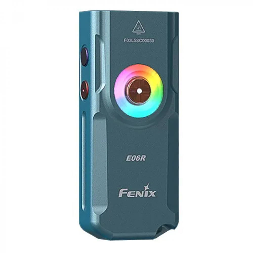 Фонарь-брелок Fenix E06R бирюзовый