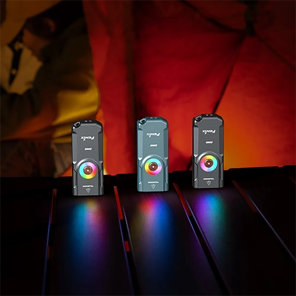 Фонарь-брелок Fenix E06R бирюзовый
