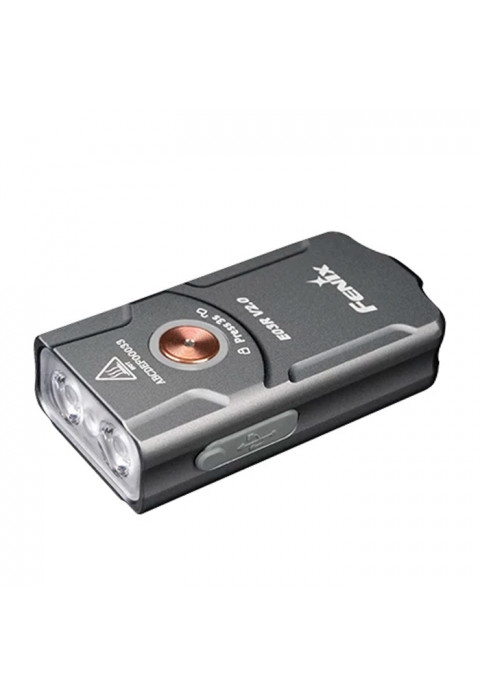 Фонарь-брелок Fenix E03R EDC V2.0 Gray