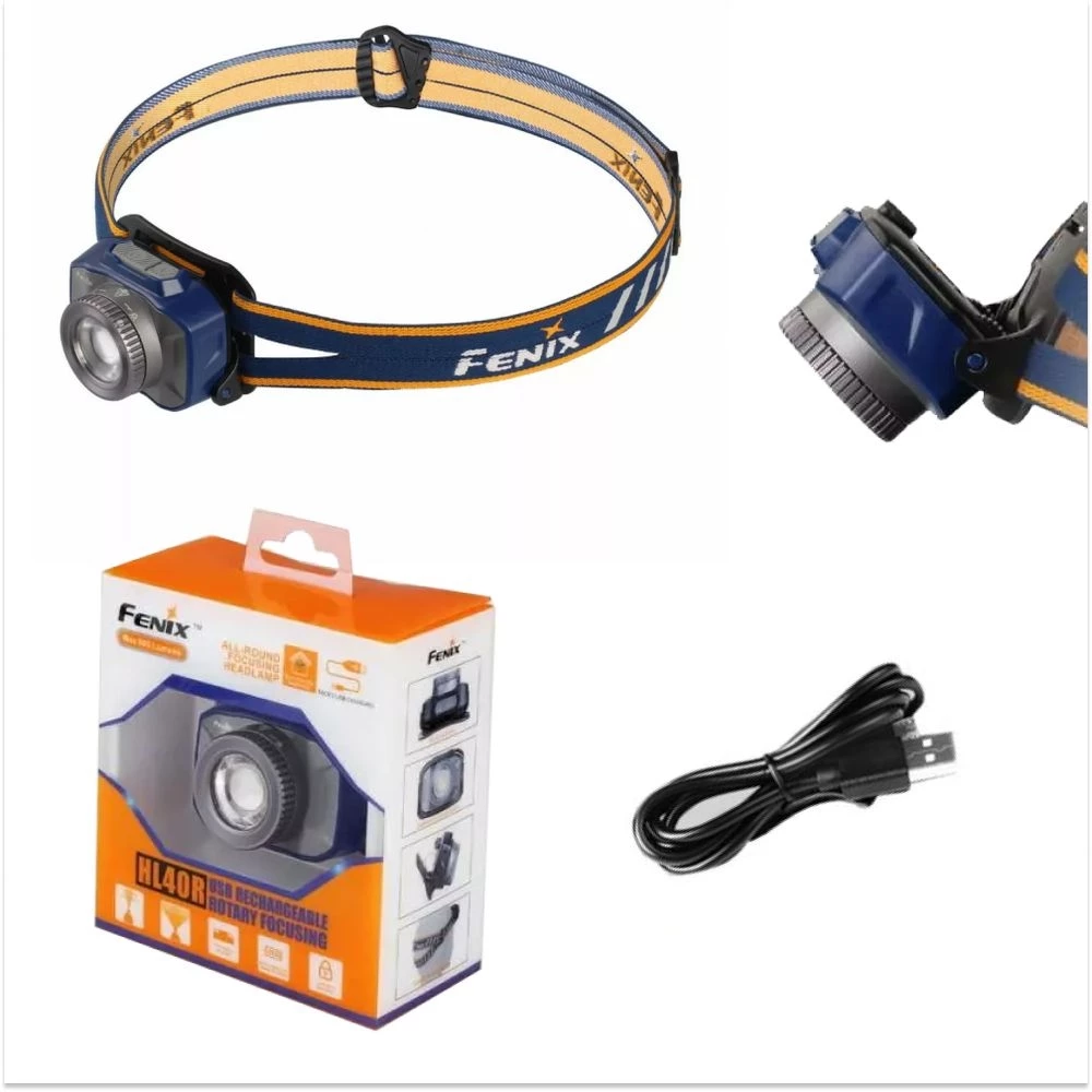 Налобный фонарь Fenix HL40R Cree XP-LHIV2 LED синий, HL40RBL