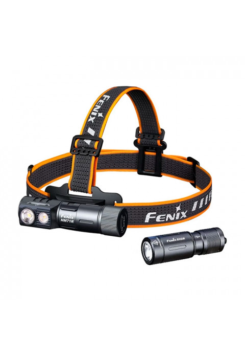 Налобный фонарь Fenix HM71R + Fenix E02R (Bonus Kit)