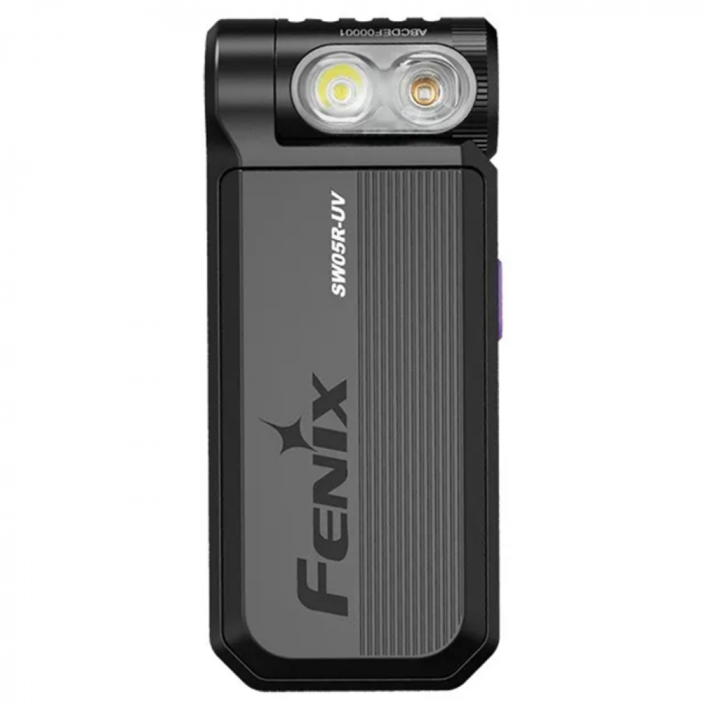 Фонарь Fenix многофункциональный SW05R-UV с ультрафиолетовой подсветкой черный