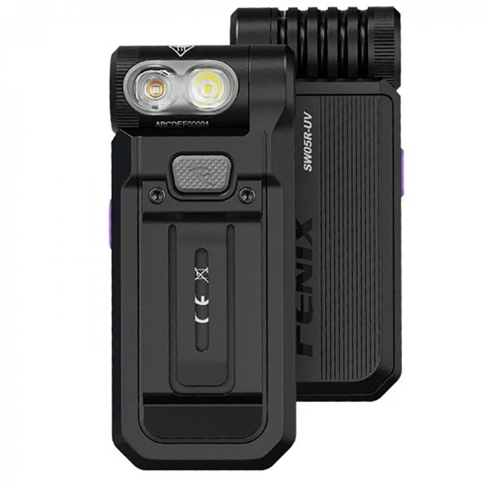 Фонарь Fenix многофункциональный SW05R-UV с ультрафиолетовой подсветкой черный