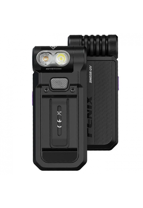 Фонарь Fenix многофункциональный SW05R-UV с ультрафиолетовой подсветкой черный
