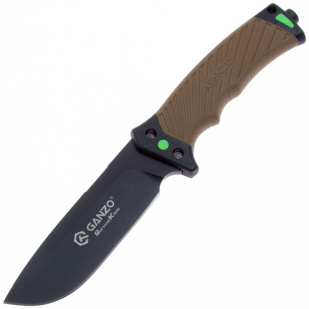 Нож Ganzo G8012V2-BK с паракордом