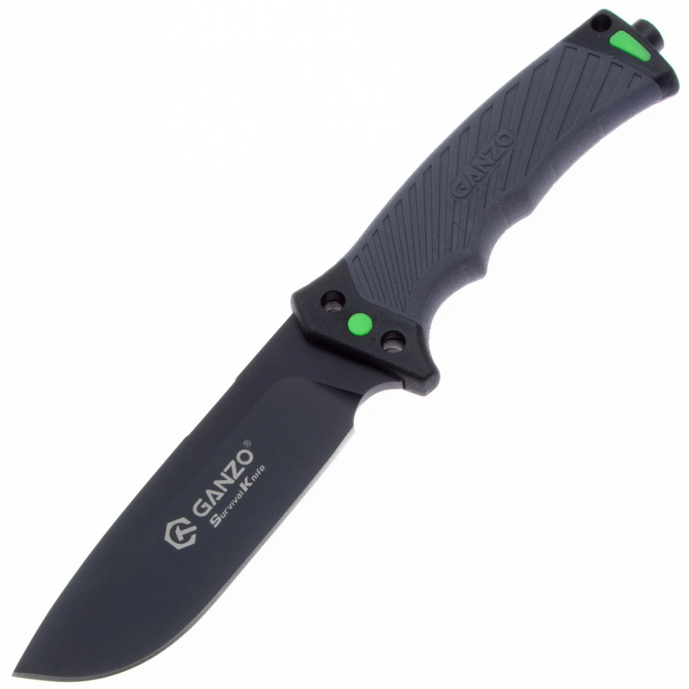 Нож Ganzo G8012V2-BK с паракордом