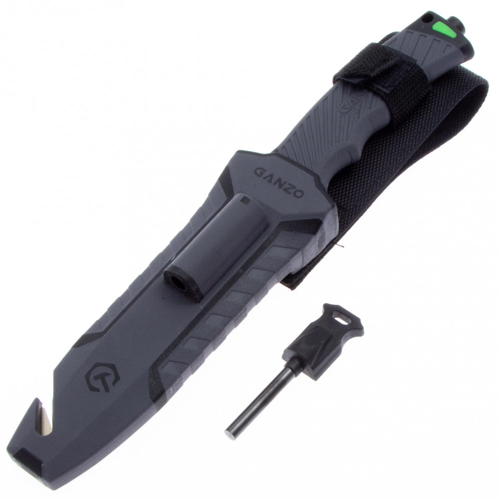 Нож Ganzo G8012V2-BK с паракордом