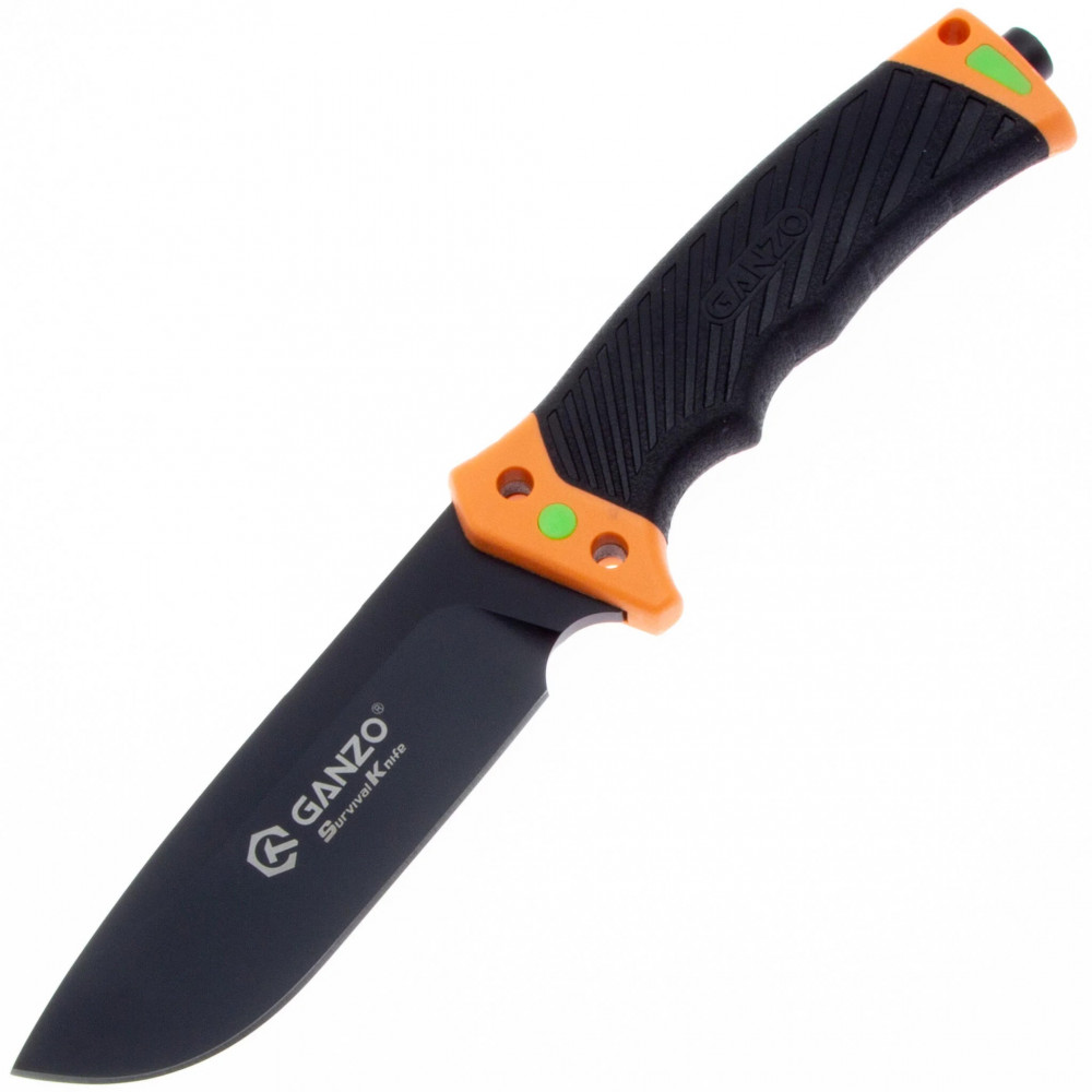 Нож Ganzo G8012V2-BK с паракордом