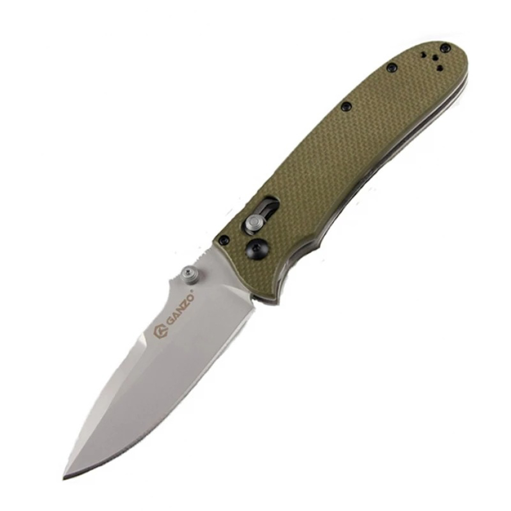 Нож Ganzo G704 зеленый, G704-GR