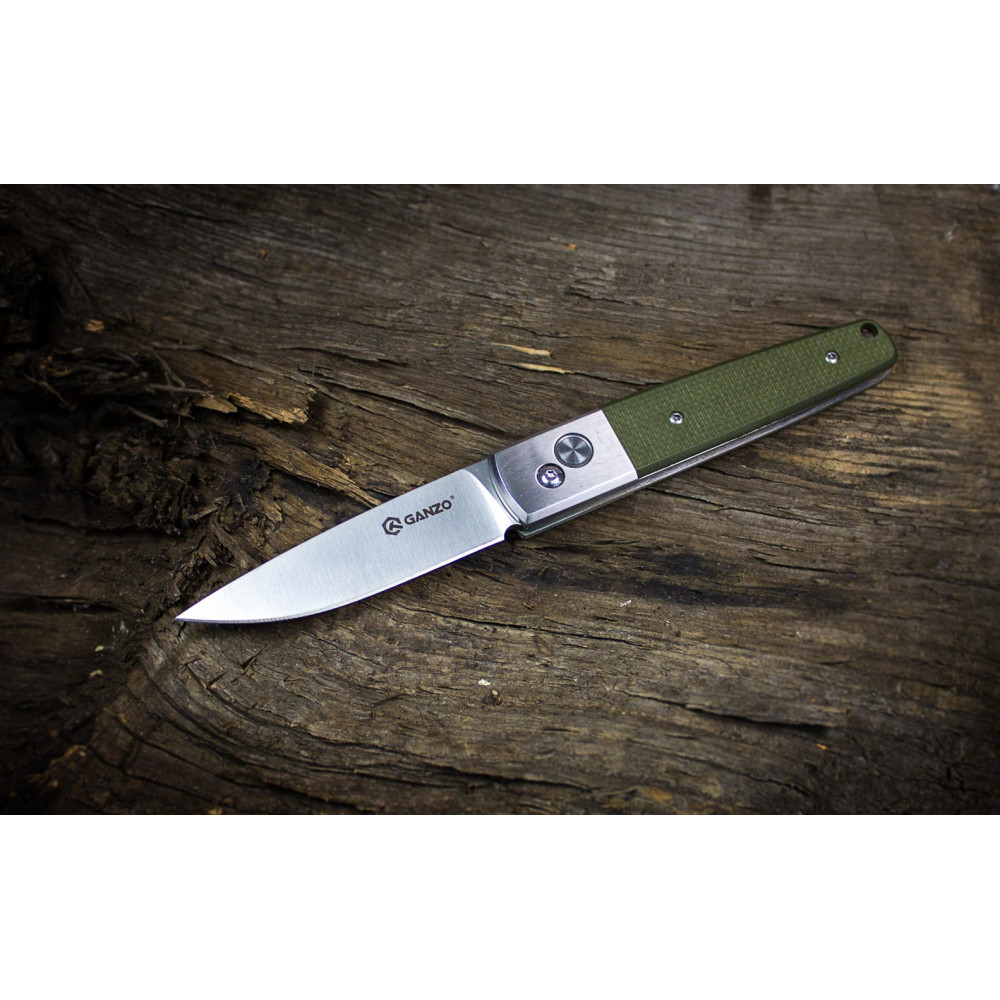 Нож Ganzo G7211 зеленый, G7211-GR
