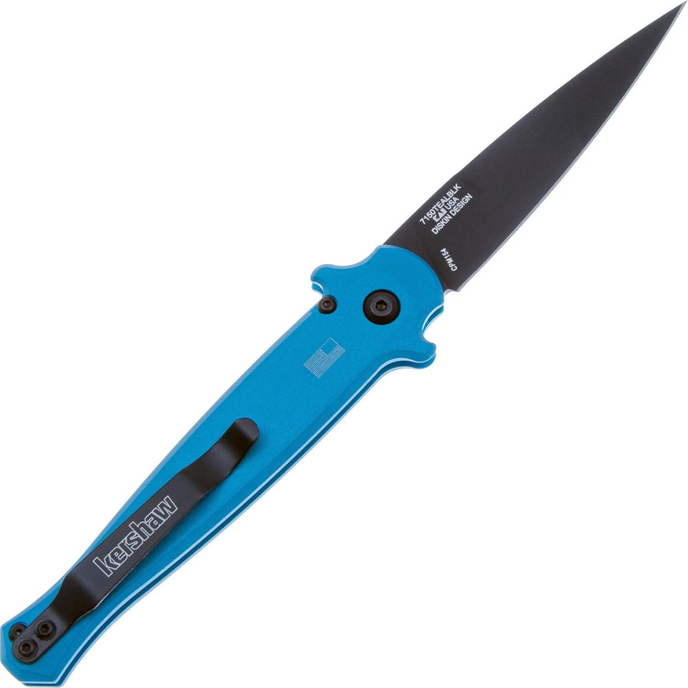 Kershaw launch 8 - нож автоматический 7150TEALBLK