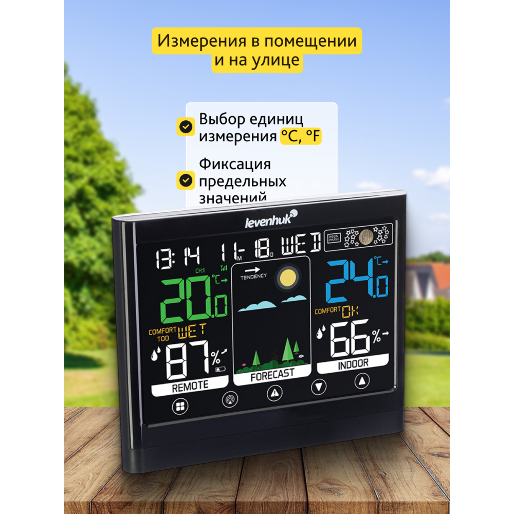 Термогигрометр Levenhuk Wezzer Teo TH50