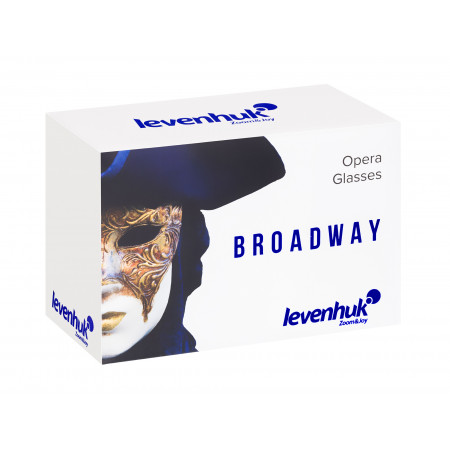 Театральный бинокль Levenhuk Broadway 325B, серебристый
