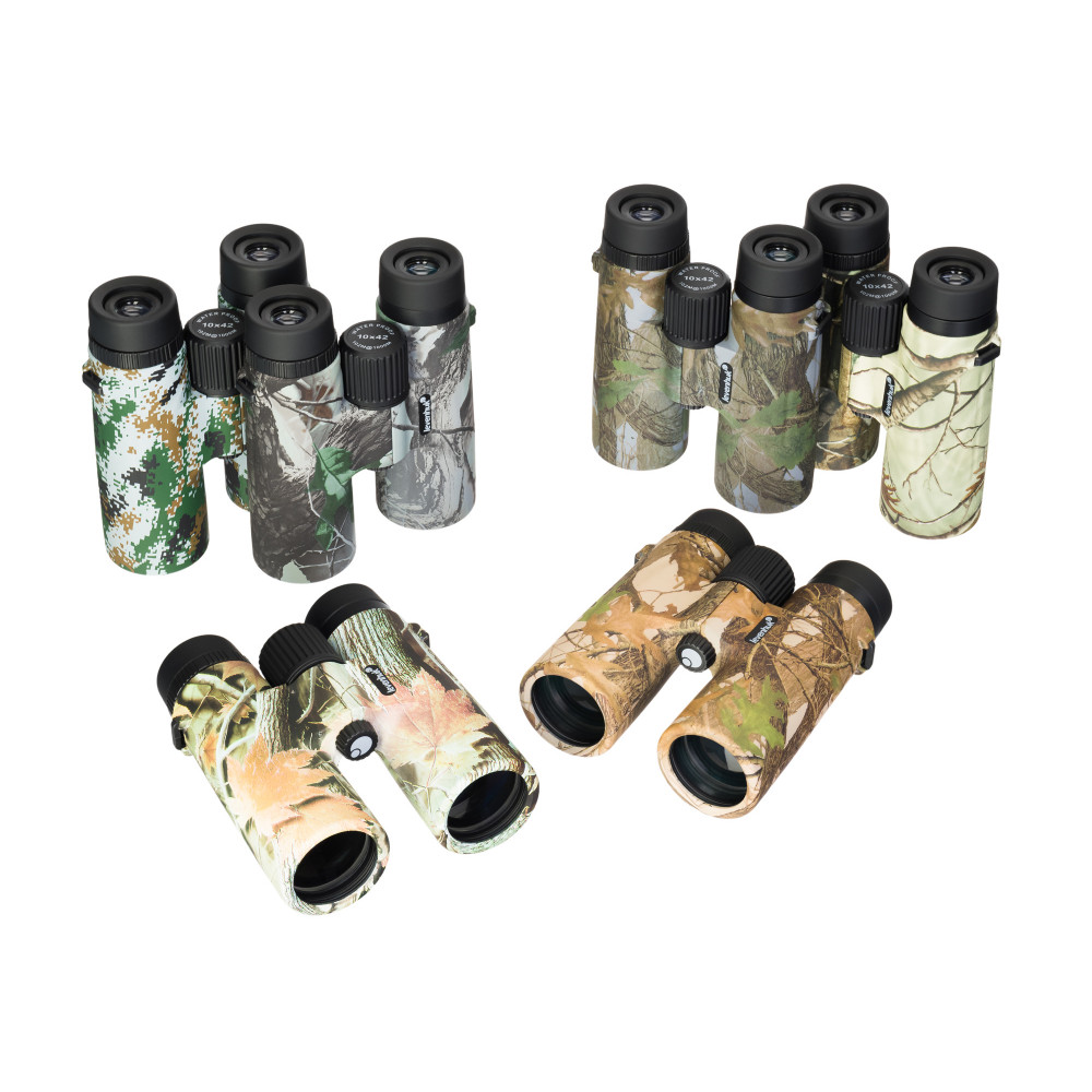 Бинокль Levenhuk Camo Moss 10x42 с сеткой