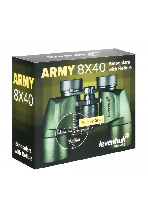 Бинокль Levenhuk Army 8x40 с сеткой