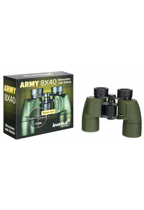 Бинокль Levenhuk Army 8x40 с сеткой