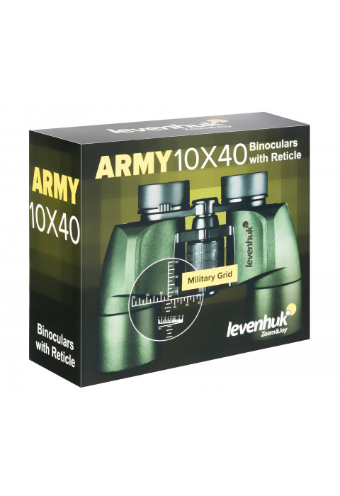Бинокль Levenhuk Army 10x40 с сеткой