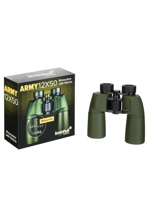 Бинокль Levenhuk Army 12x50 с сеткой