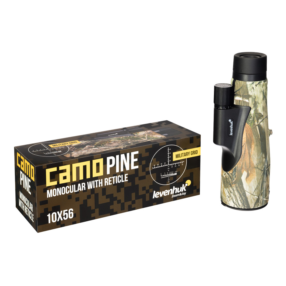 Монокуляр Levenhuk Camo Pine 10x56 с сеткой