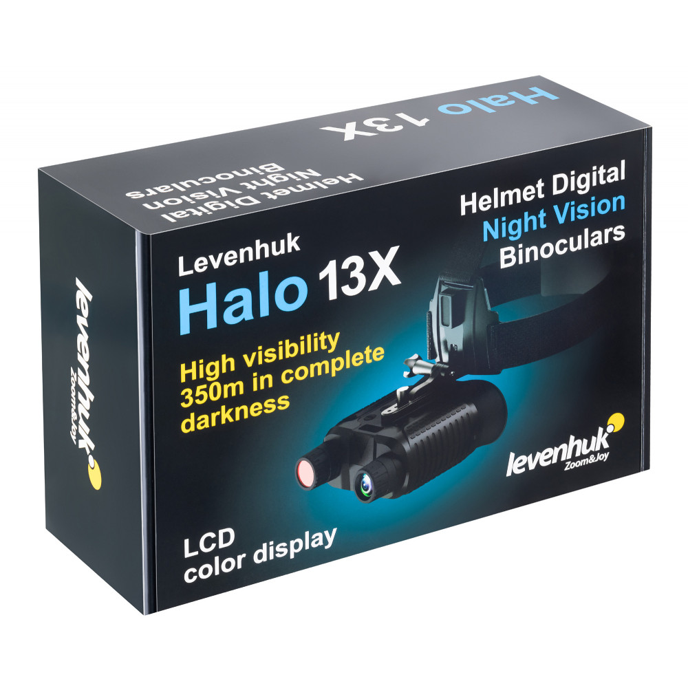 Бинокль цифровой ночного видения Levenhuk Halo 13X Helmet, с креплением на голову