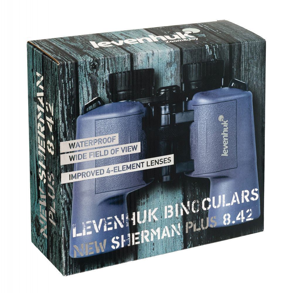 Бинокль Levenhuk New Sherman PLUS 8x42