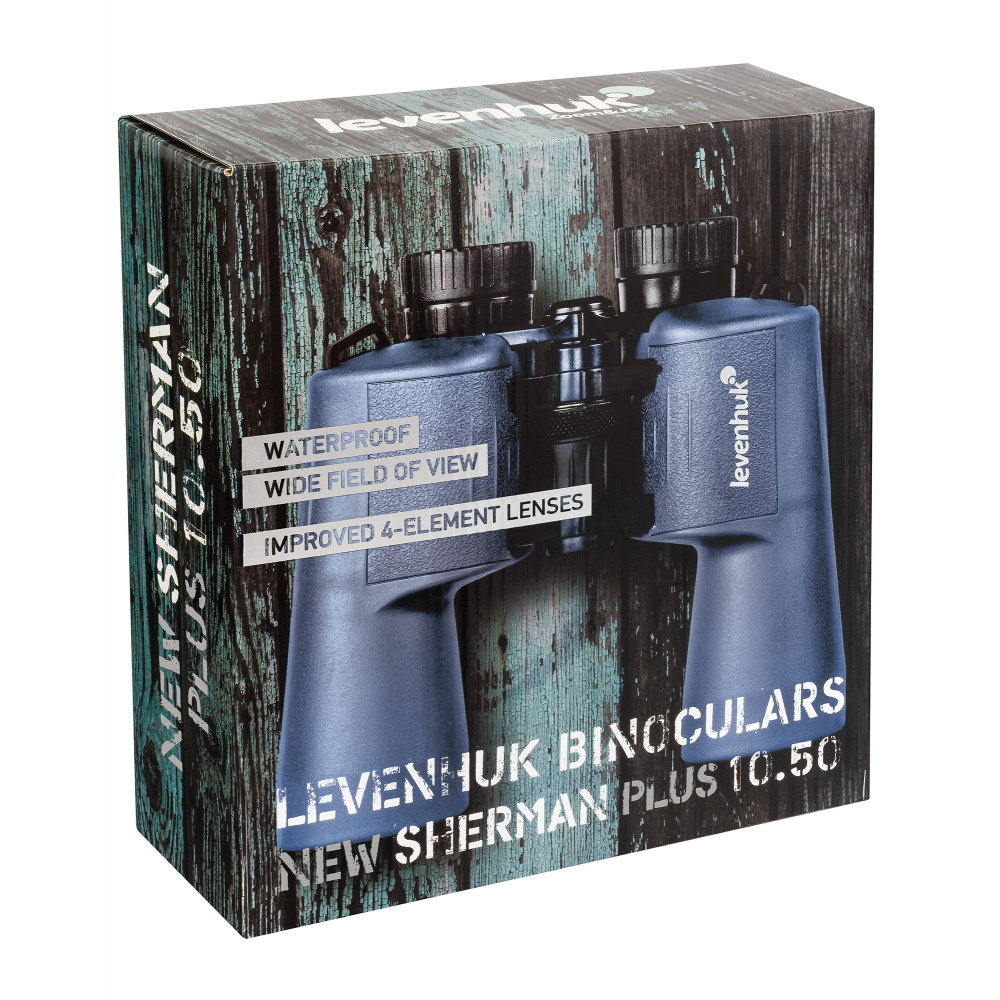 Бинокль Levenhuk New Sherman PLUS 10x50