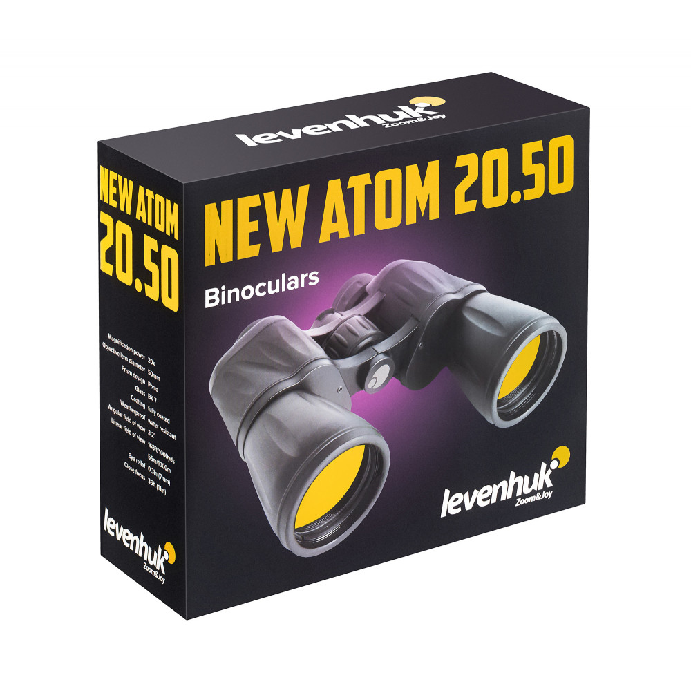Бинокль Levenhuk New Atom 20x50