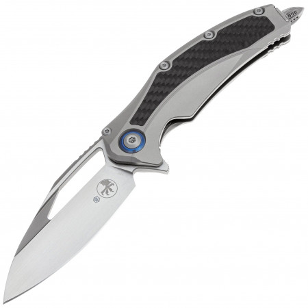 Microtech Matrix - нож складной рукоять титан 2/3-карбон 1/3 165C-4CFITI