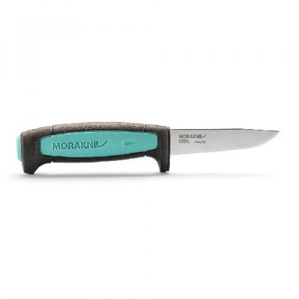 Нож Morakniv Flex, нержавеющая сталь, резиновая ручка со светло-синей вставкой, 12248