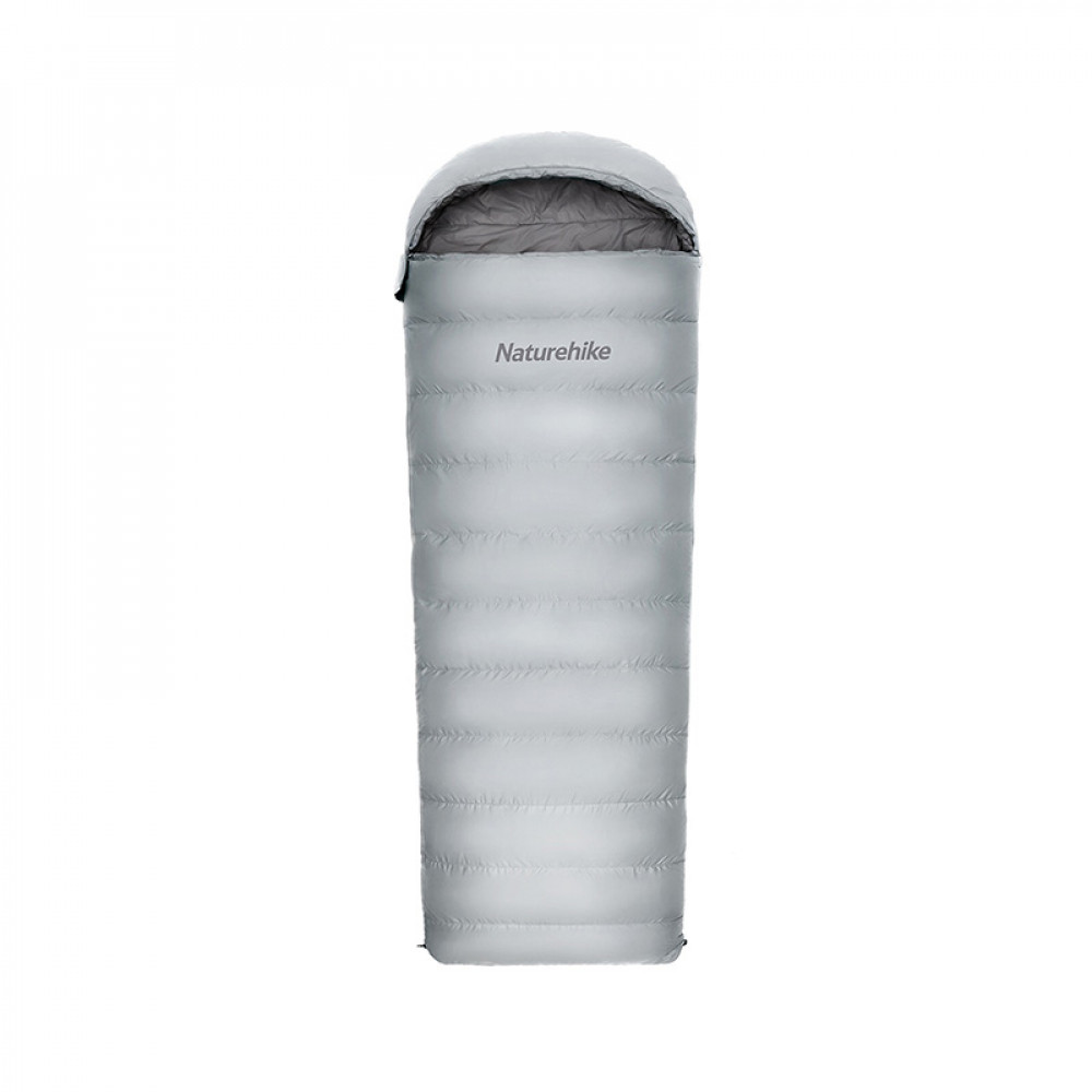 Ультралёгкий спальный мешок Naturehike RM40 Series Утиный пух серый Size L